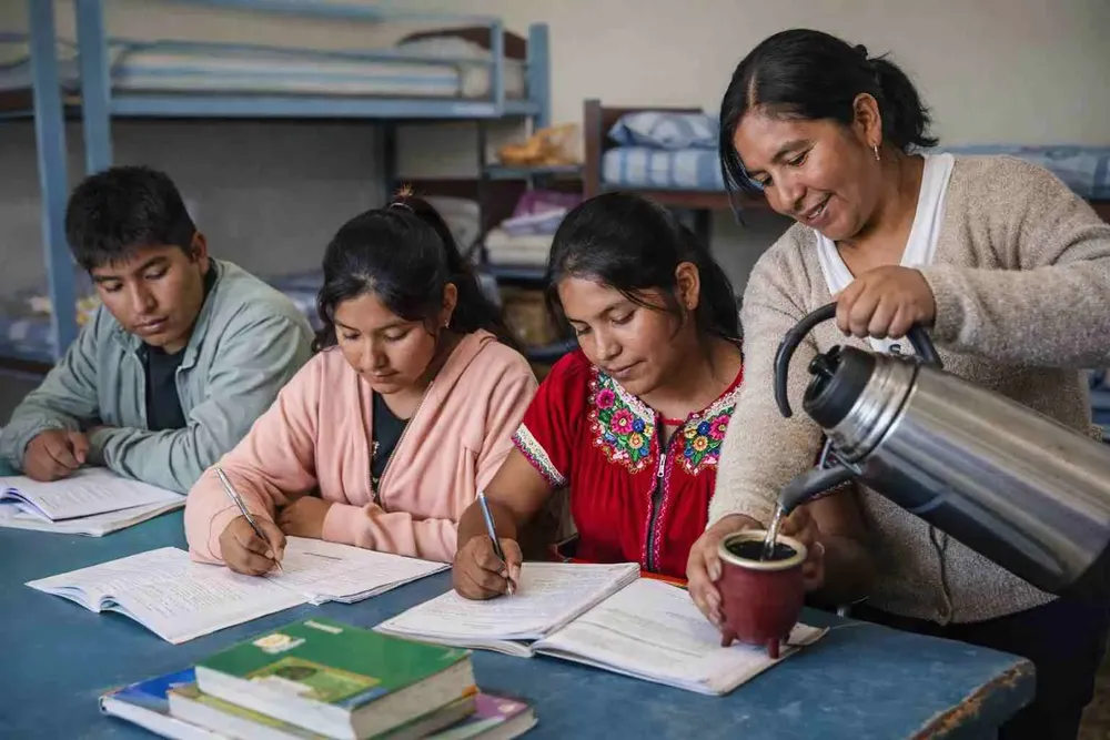 Albergue para estudiantes Ilustrativa 